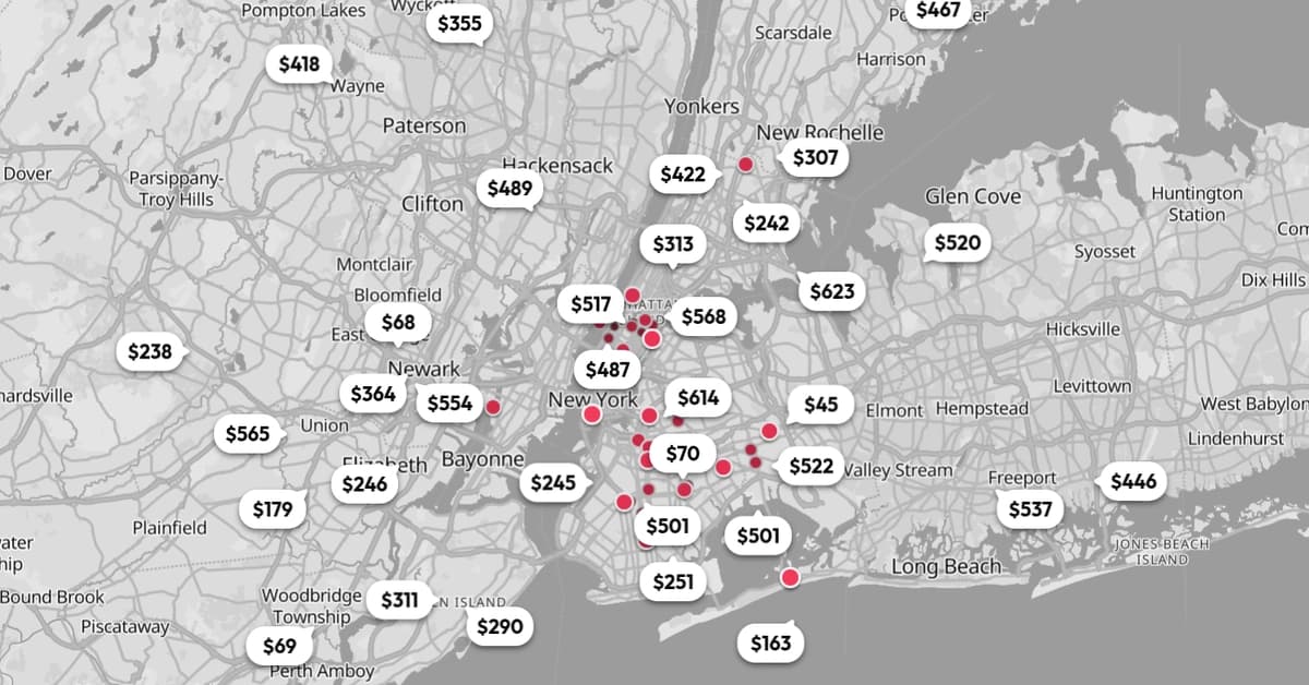 Map Marker Clustering Alternative: Show 100% of Your Data