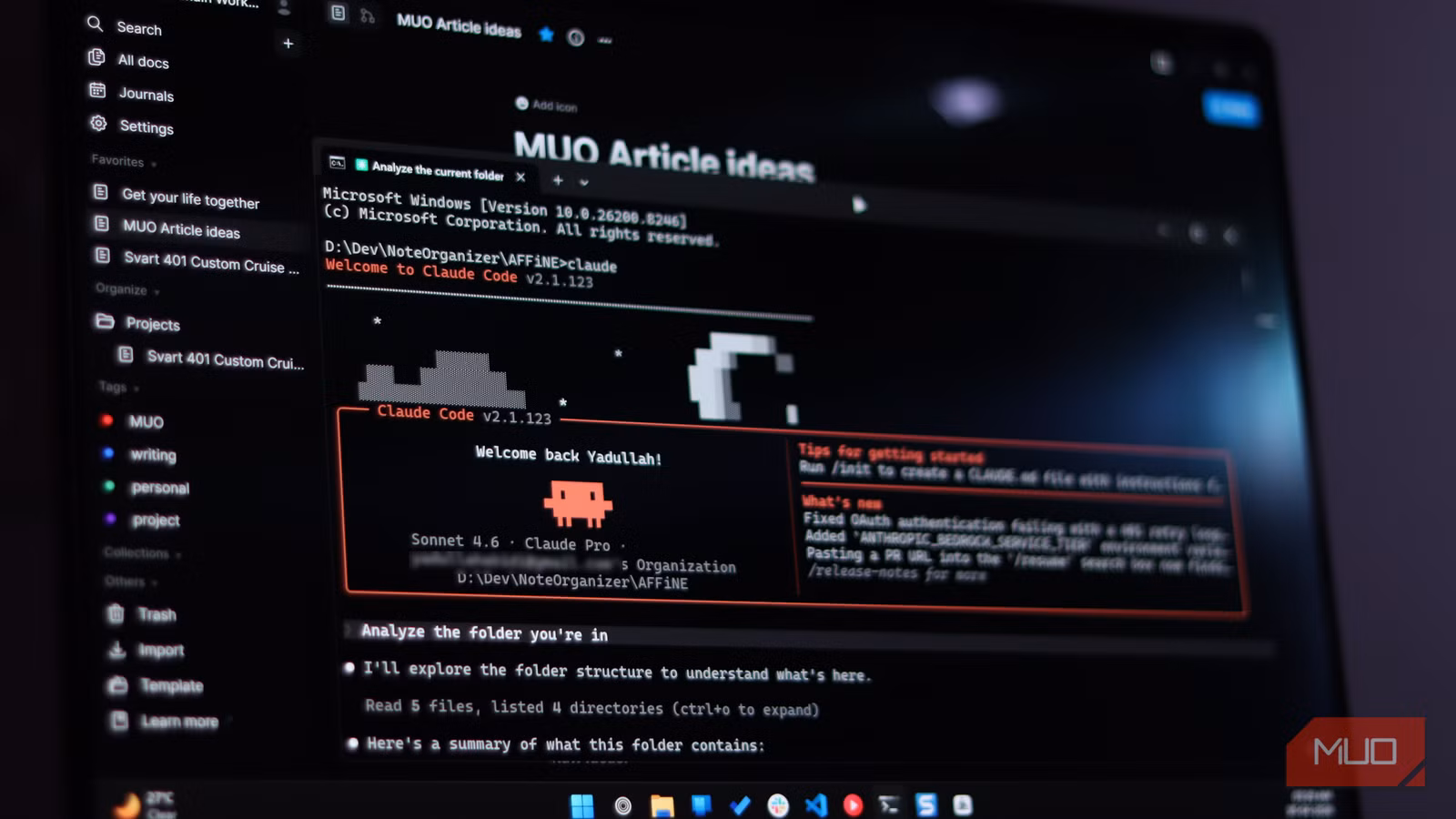 Claude Code Organizes Five Years of Messy Notes in Minutes