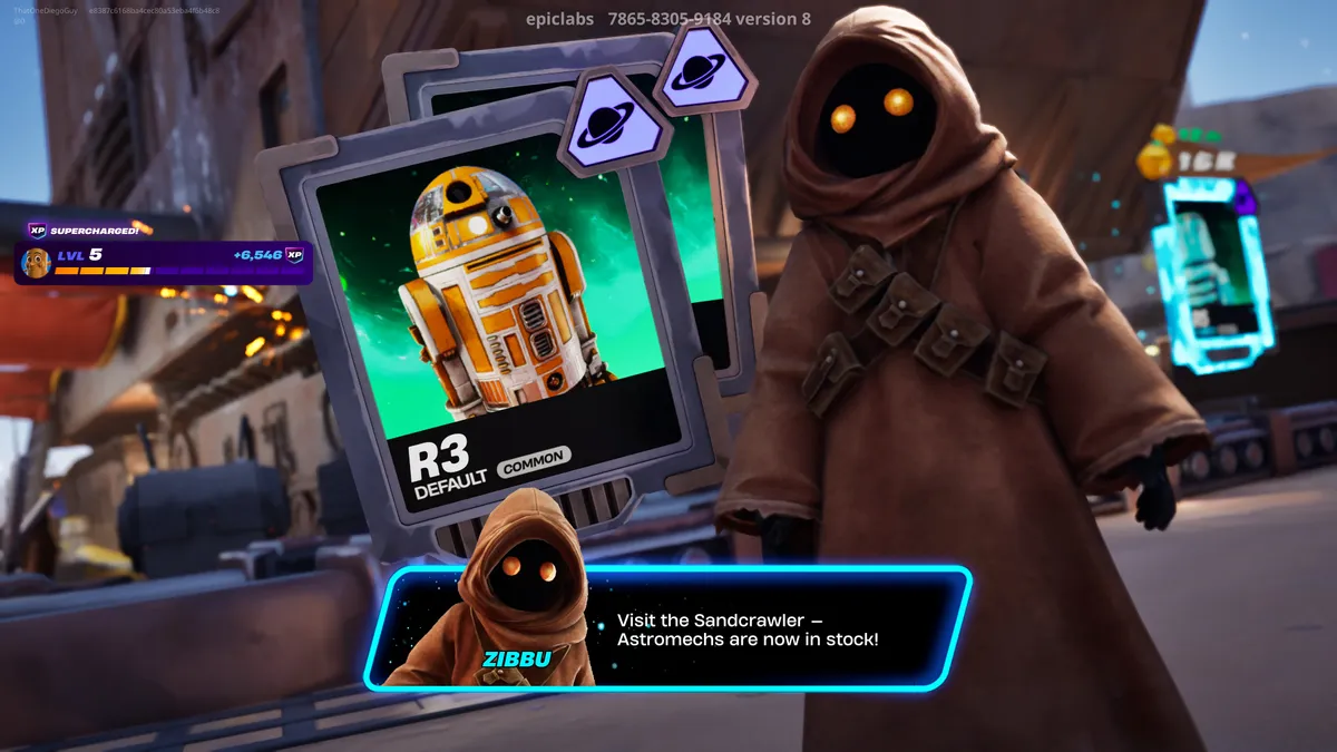 The scrap pile levels up with use, rewarding consistent players