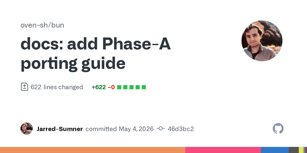 Bun Starts Porting Its Codebase from Zig to Rust