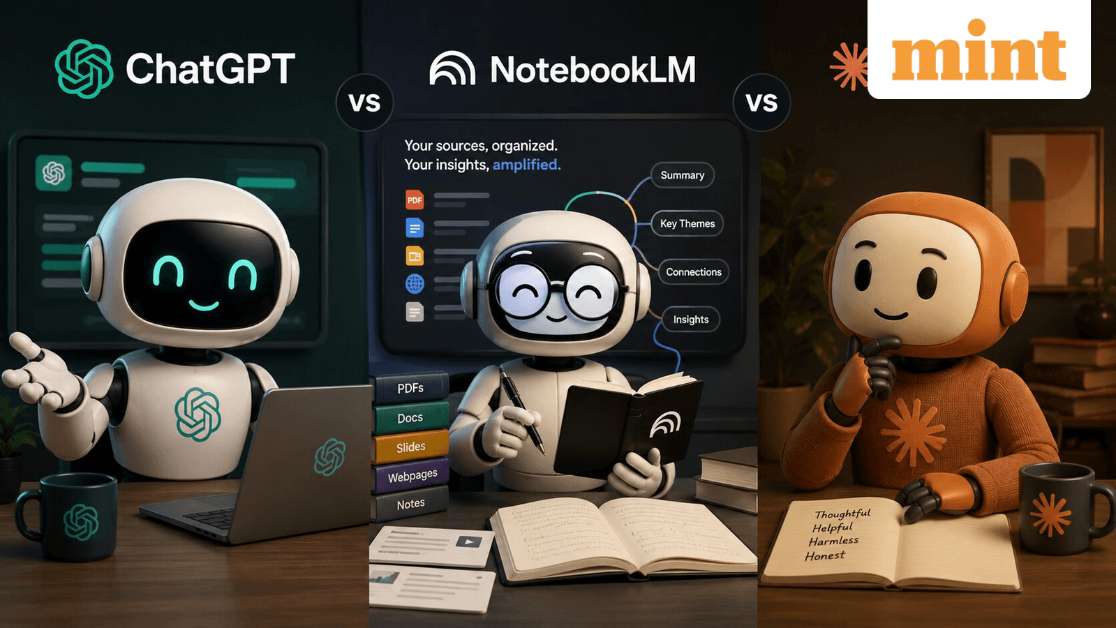 ChatGPT vs NotebookLM vs Claude: Best AI for Presentations?