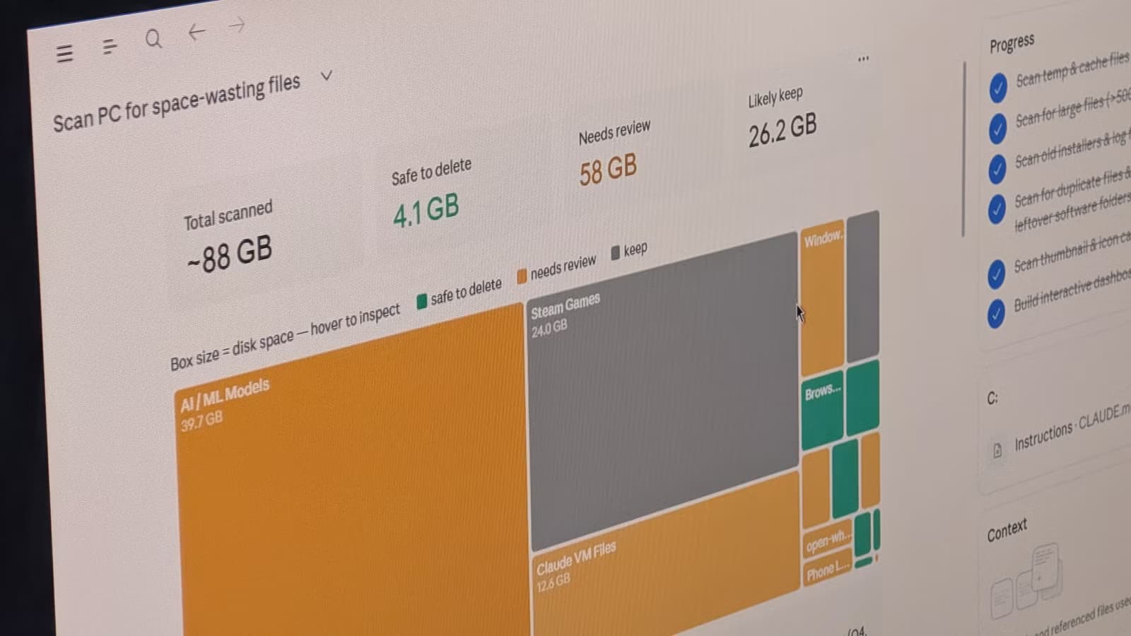 Claude Cowork Found 50 GB of Junk Files in 5 Minutes