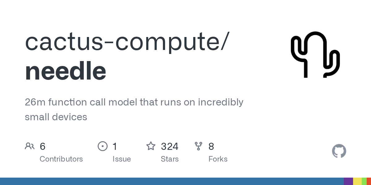 Needle: A 26M Parameter Model That Handles Tool Calling