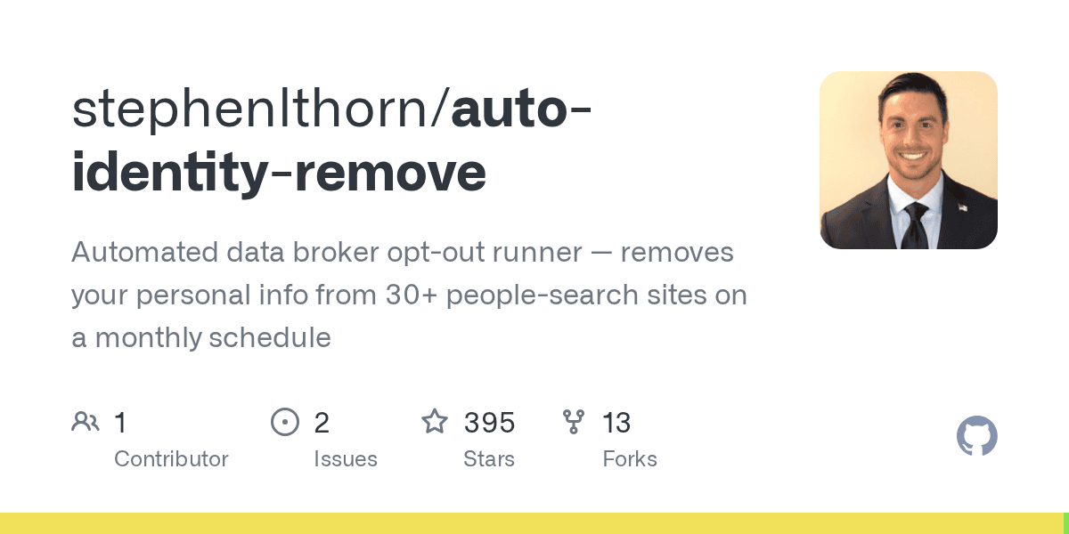 Open Source Tool Automates Opt-Outs for 500 Data Broker Sites