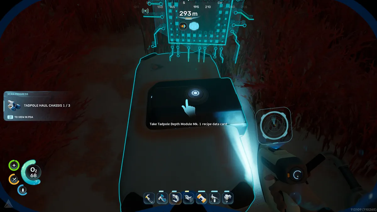 The Research Station serves as your new hub in the Alien Ruins area
