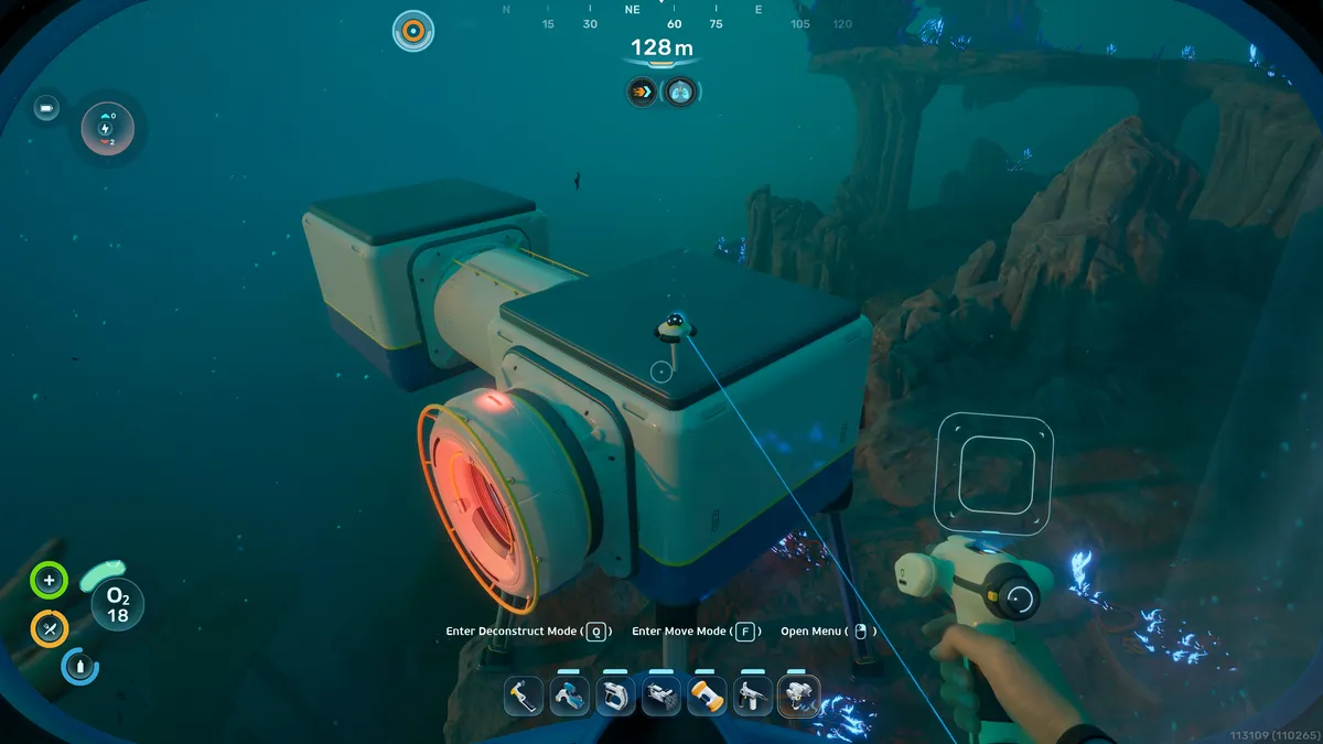 The Tadpole vehicle is essential for surviving the crossing