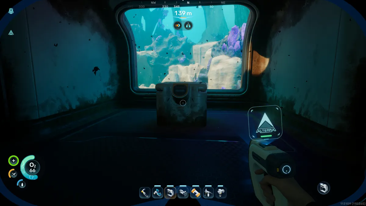 The open seabed crossing where the Collector Leviathan patrols