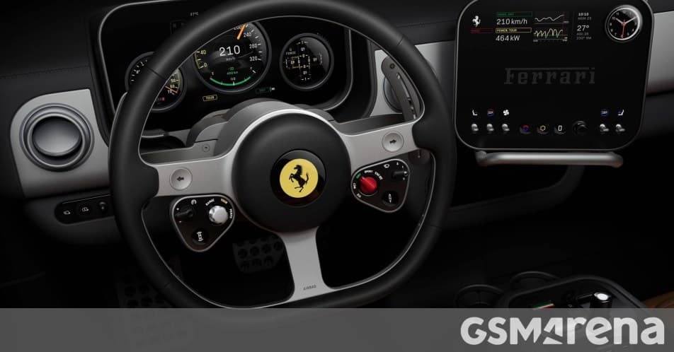 Ferrari Luce Gets Samsung OLEDs with Physical Needles