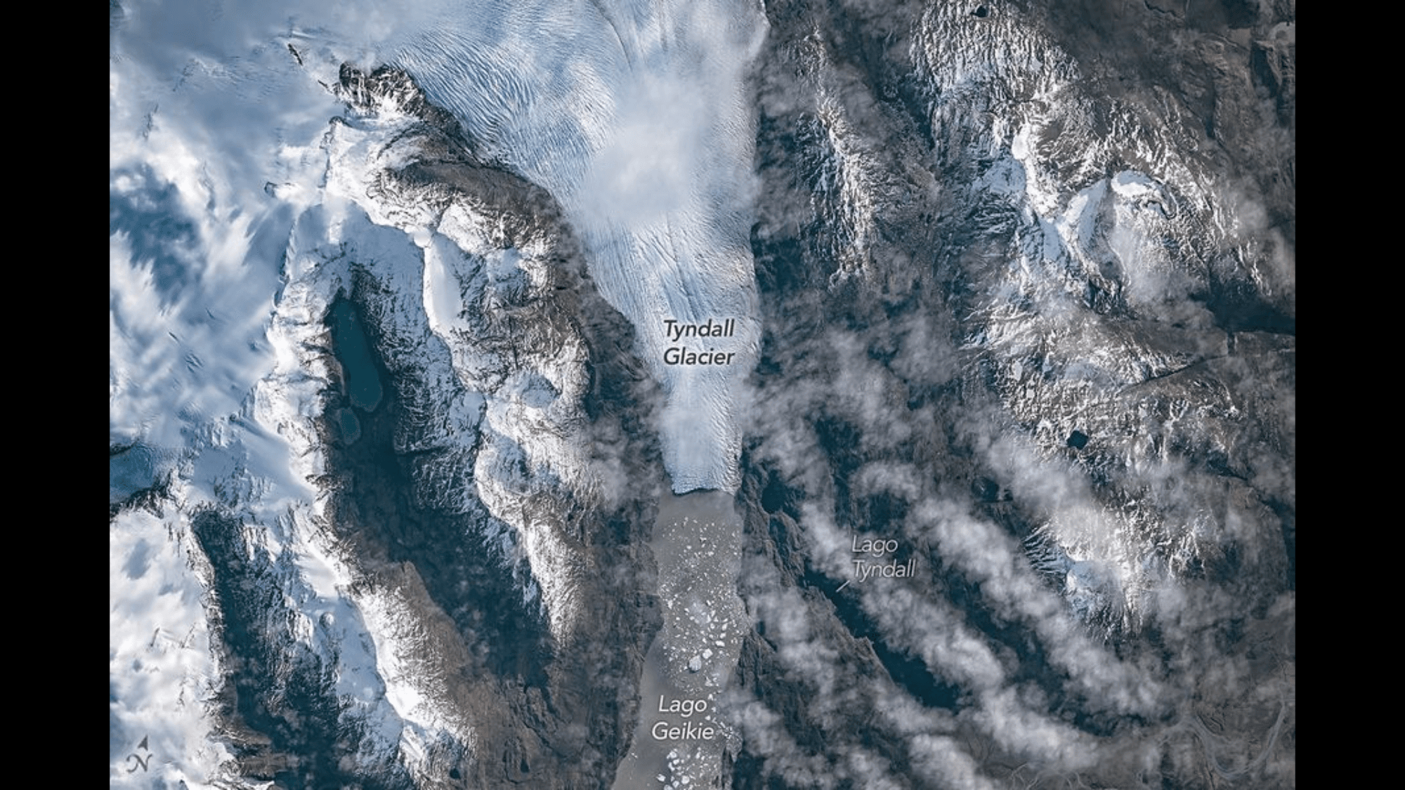 ISS Astronauts Capture Tyndall Glacier Crumbling Into Lake