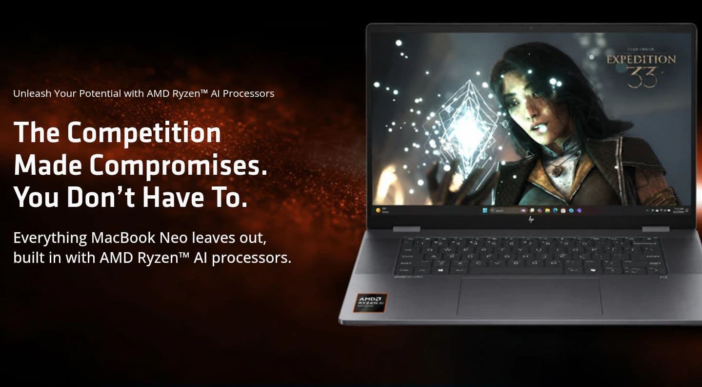 AMD vs MacBook Neo: Only 5 of 20 Top PC Games Run Natively