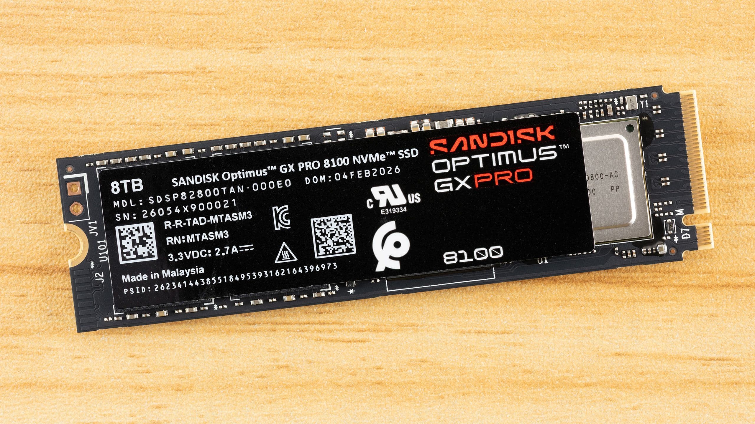SanDisk Optimus GX Pro 8100 review: 8TB PCIe 5.0 at $2,800
