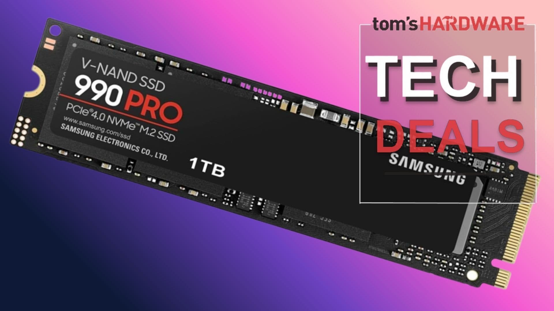Samsung 990 Pro SSD drops to $219, lowest price since April