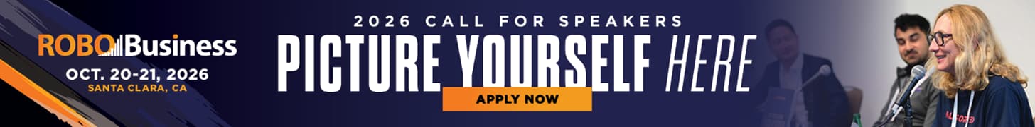 ITE AD for the 2026 RoboBusiness call for speakers