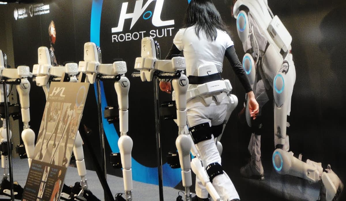Cyberdyne designed the HAL assistive device over a decade ago.