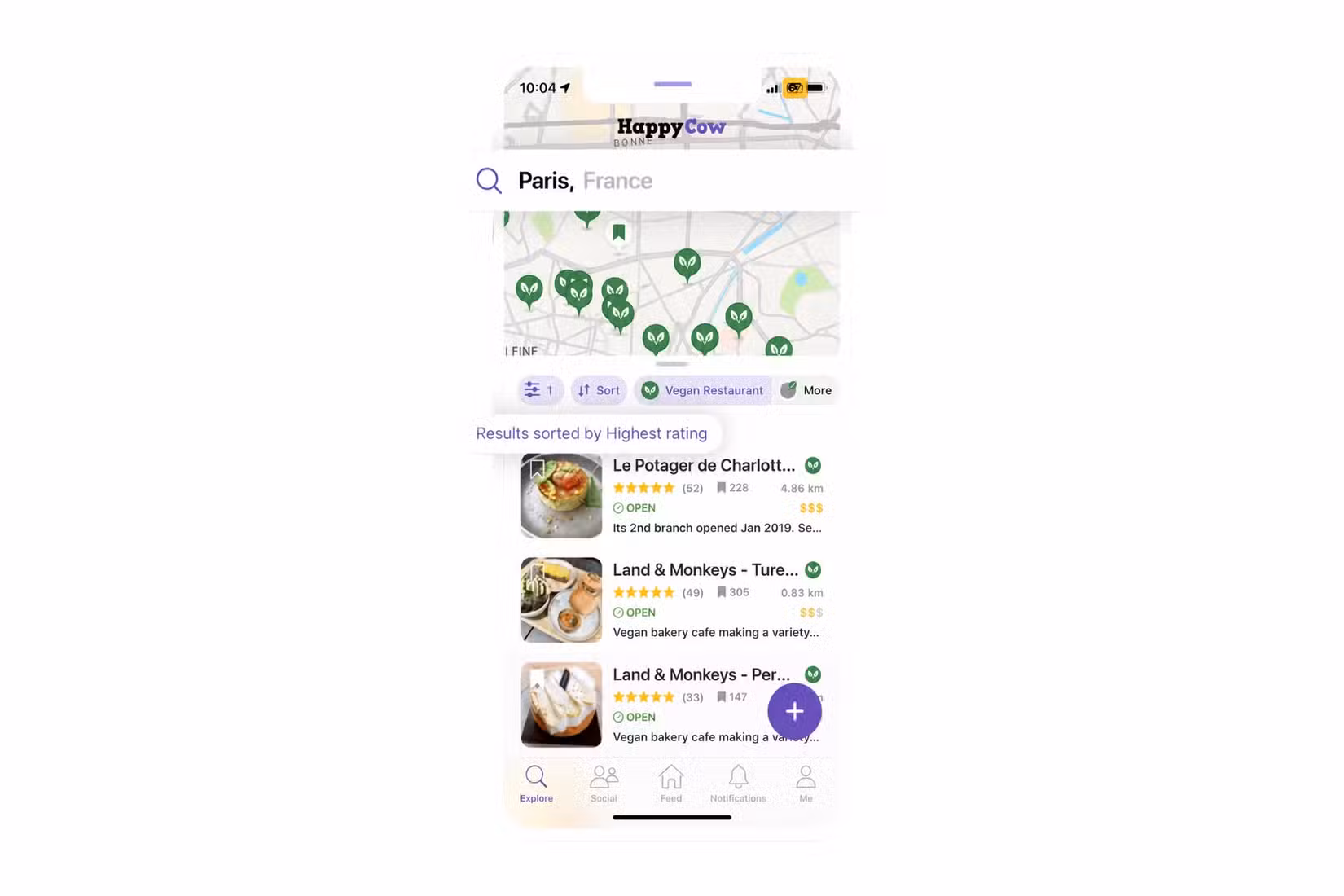 HappyCow is useful for those who need vegetarian food options.