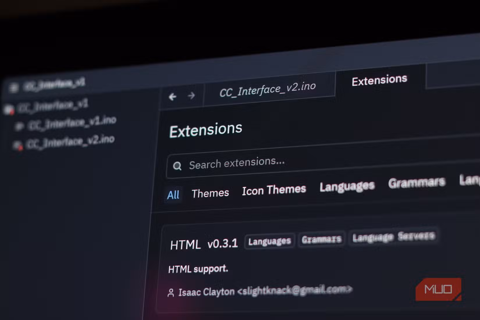 Zed Extensions panel.