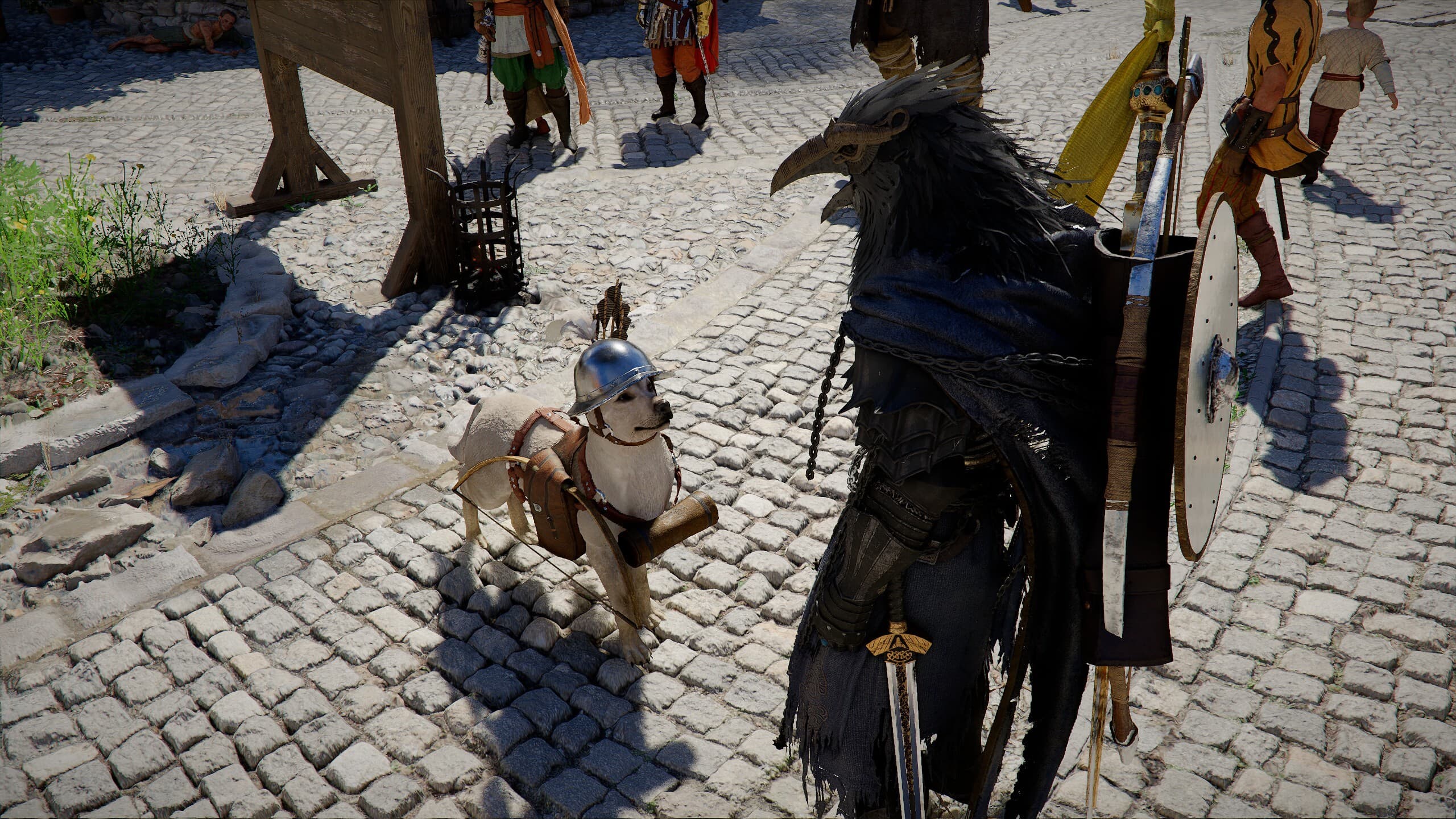 Crimson Desert - Pet wearing armor