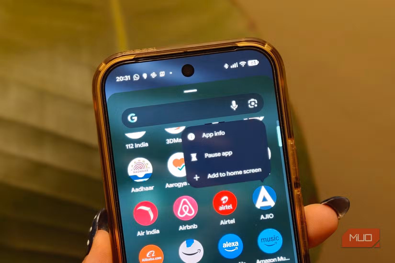 Pause app setting on Google Pixel 10 Pro