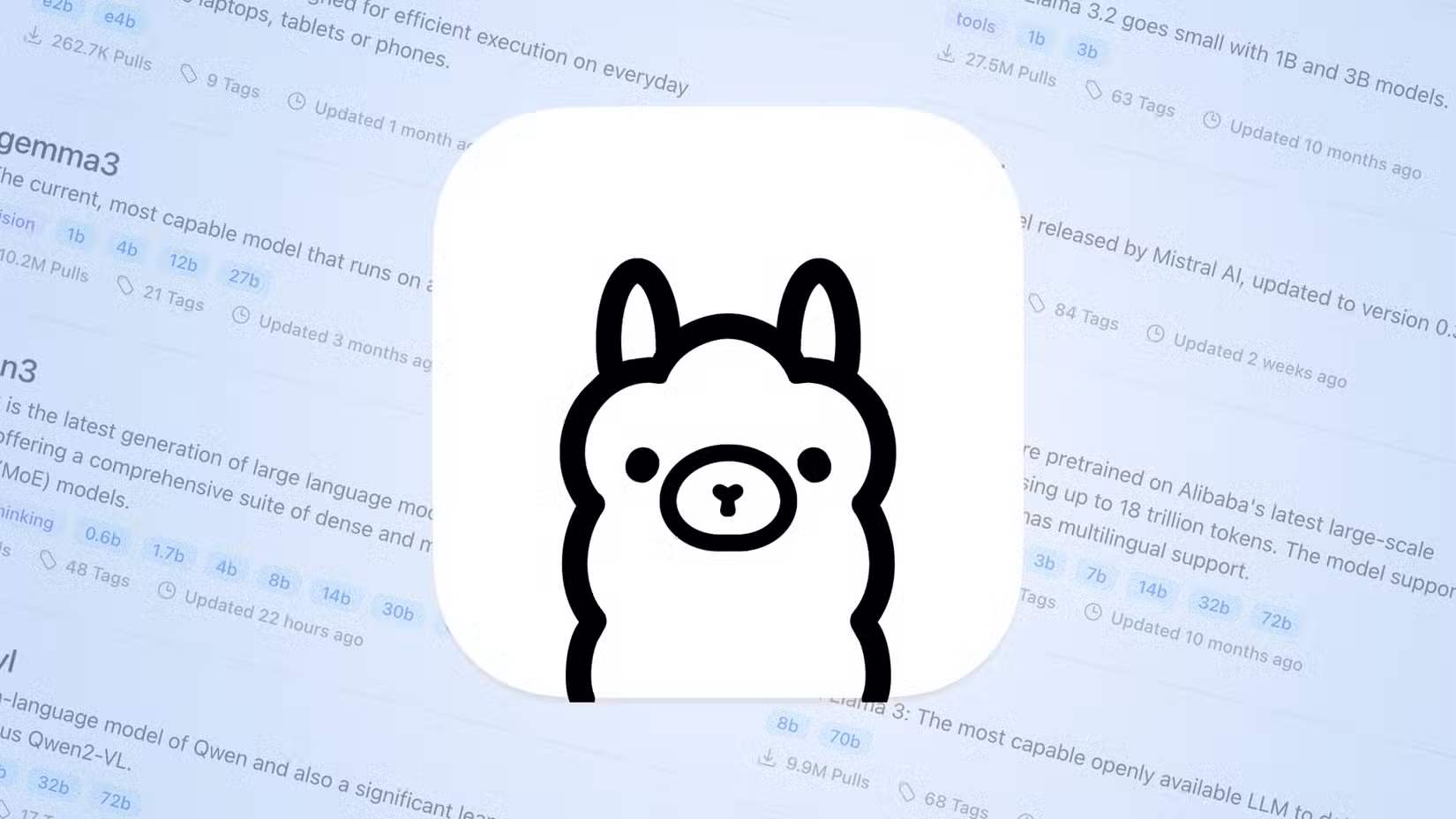 The Ollama logo.