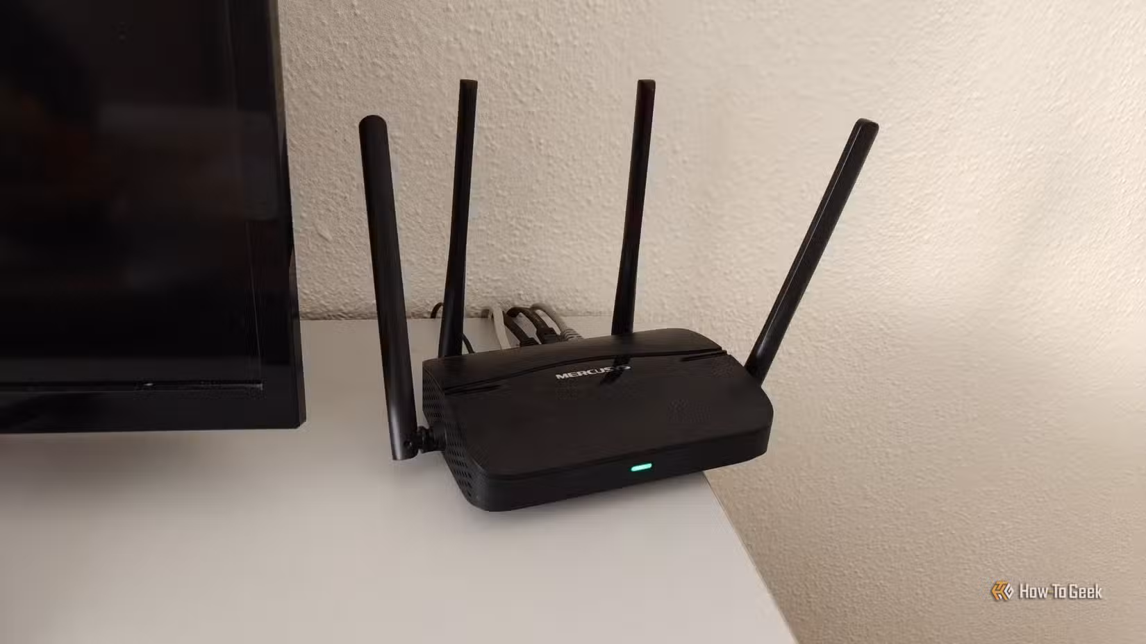 A Mercusys Wi-Fi 7 router.