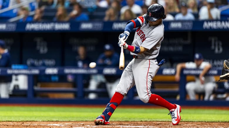 A Boston Red Sox game.