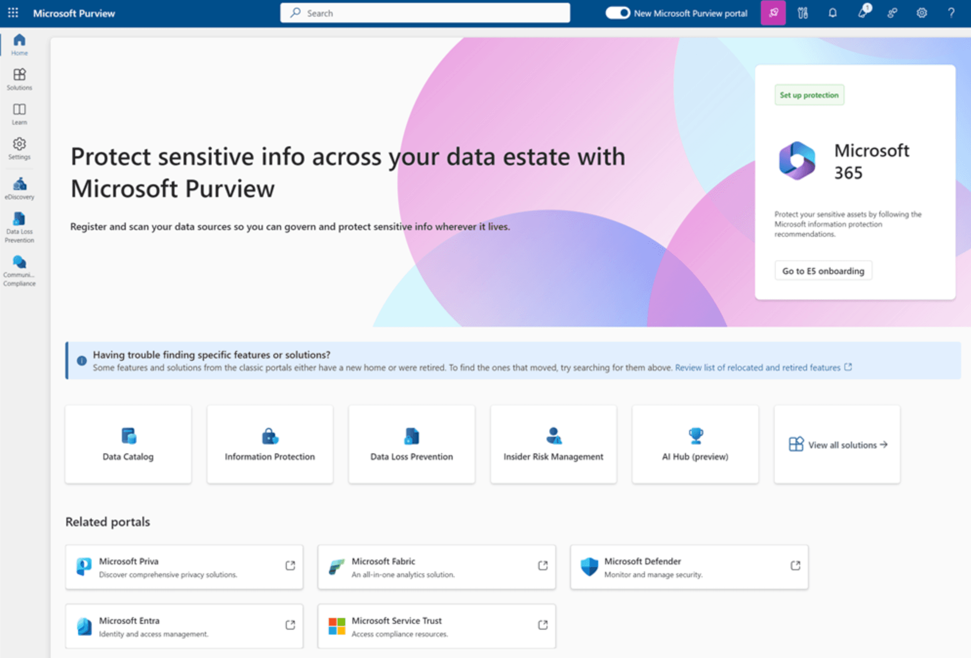 Microsoft Purview, our pick for the best AI governance tool for Microsoft users