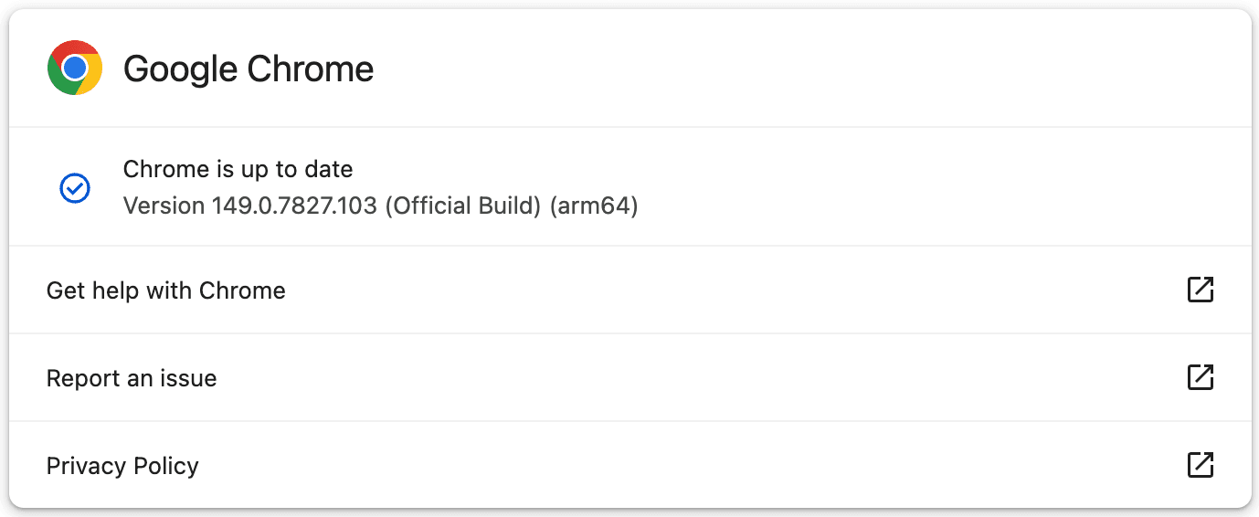 Google Chrome 149.0.7827.103
