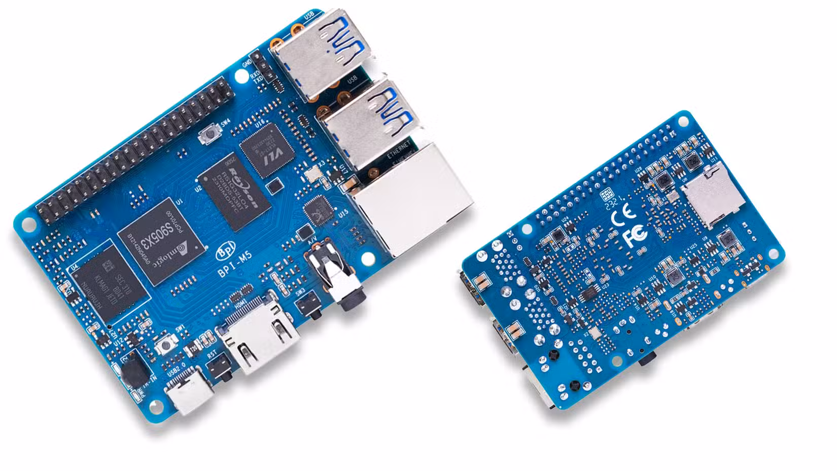 Banana Pi front and back side