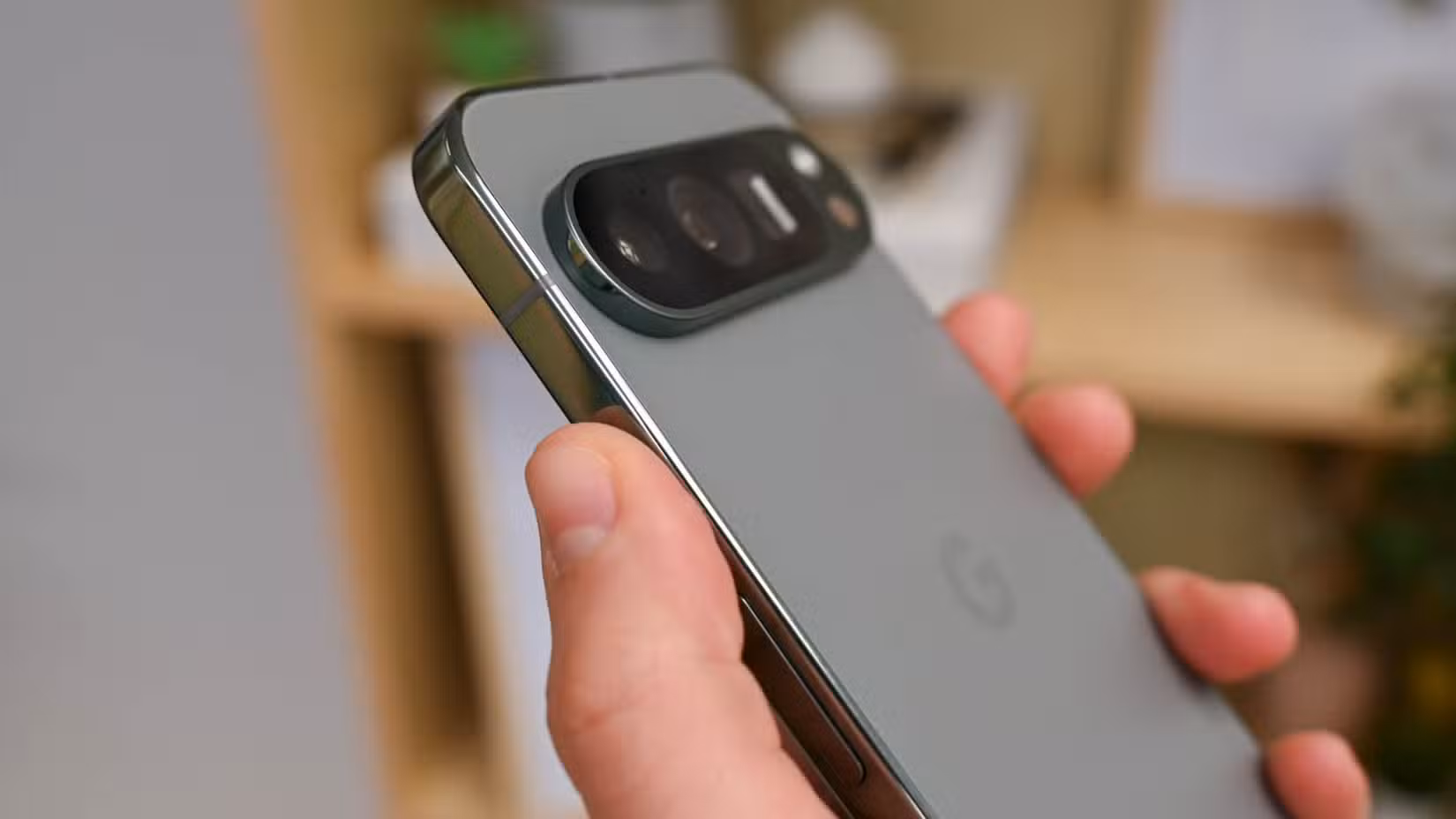 Pixel phone held tight