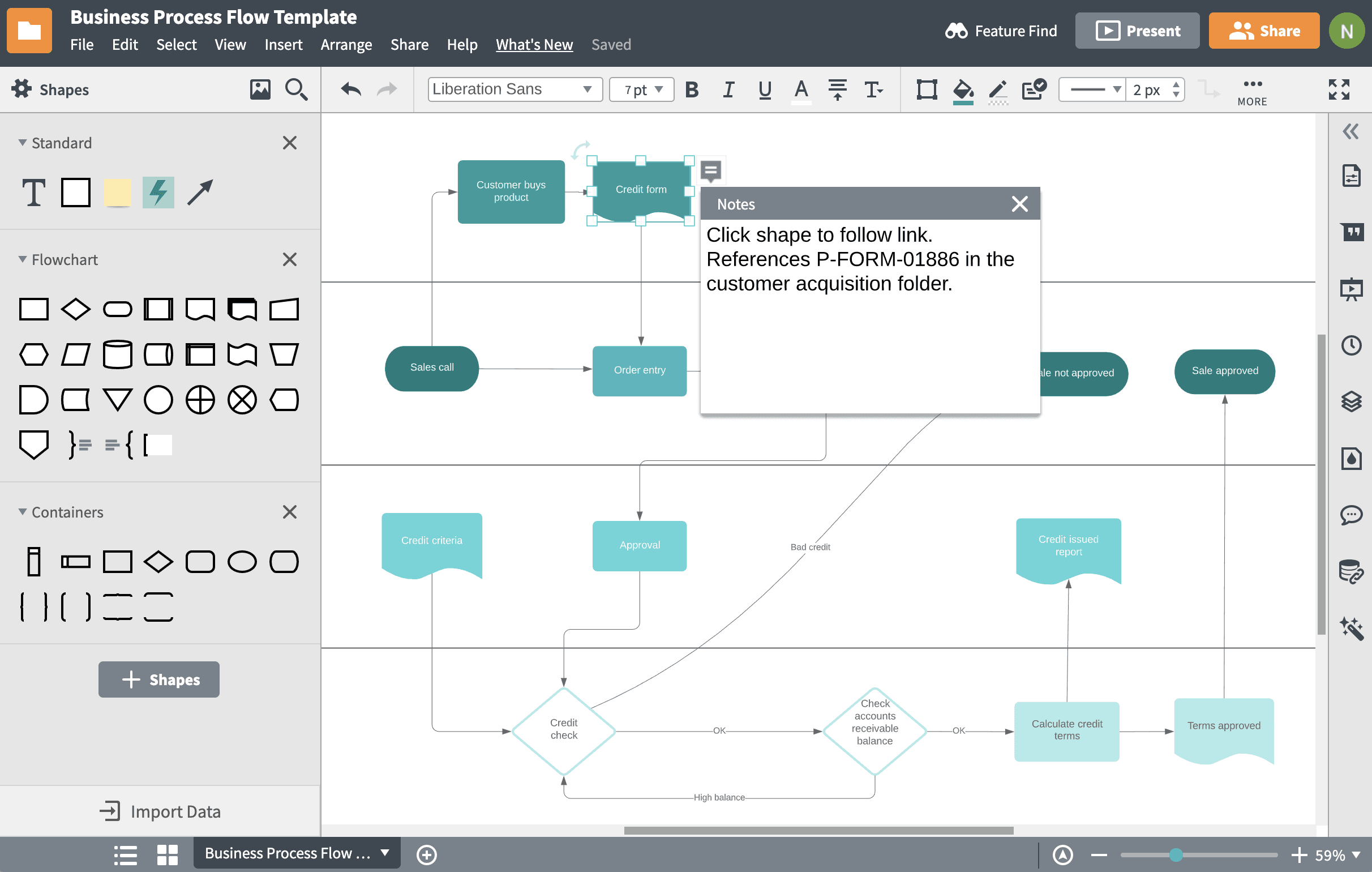 Lucidchart, our pick for the best process mapping software for technical depth.