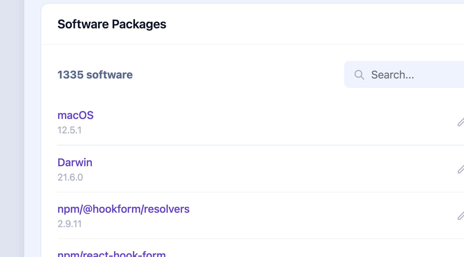 Your list of software may run into the thousands.