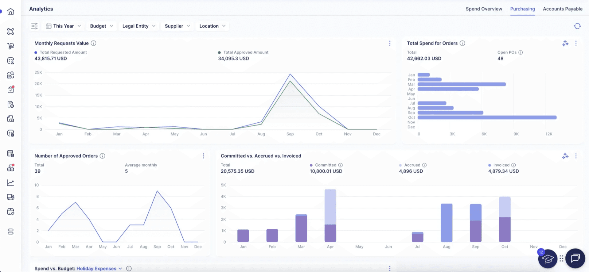 Precoro, our pick for the best procurement software for easy setup and P2P automation.