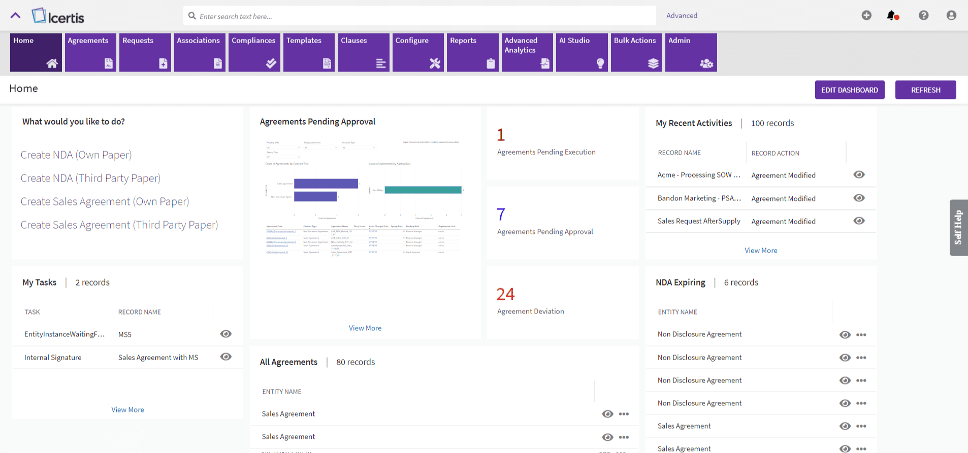 Icertis Contract Intelligence, our pick for the best procurement software for AI enterprise contract intelligence.
