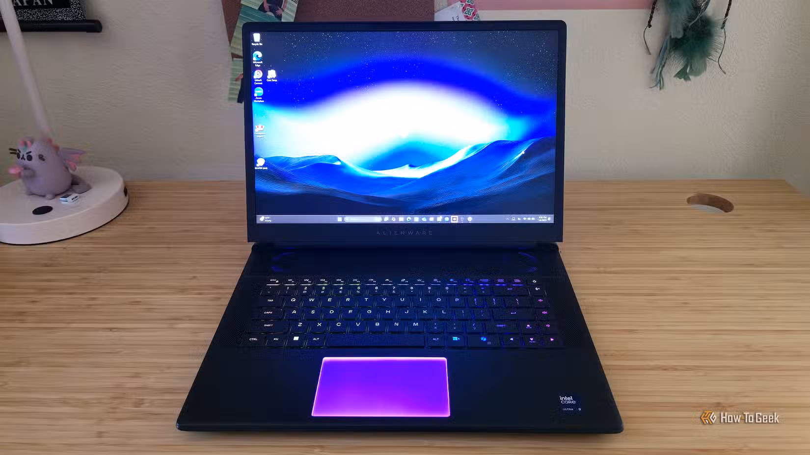 The Alienware 16 Area-51 (2025) gaming laptop open to Windows.