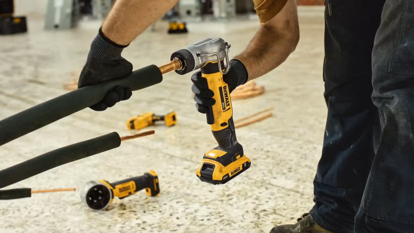 Dewalt cordless swage tool