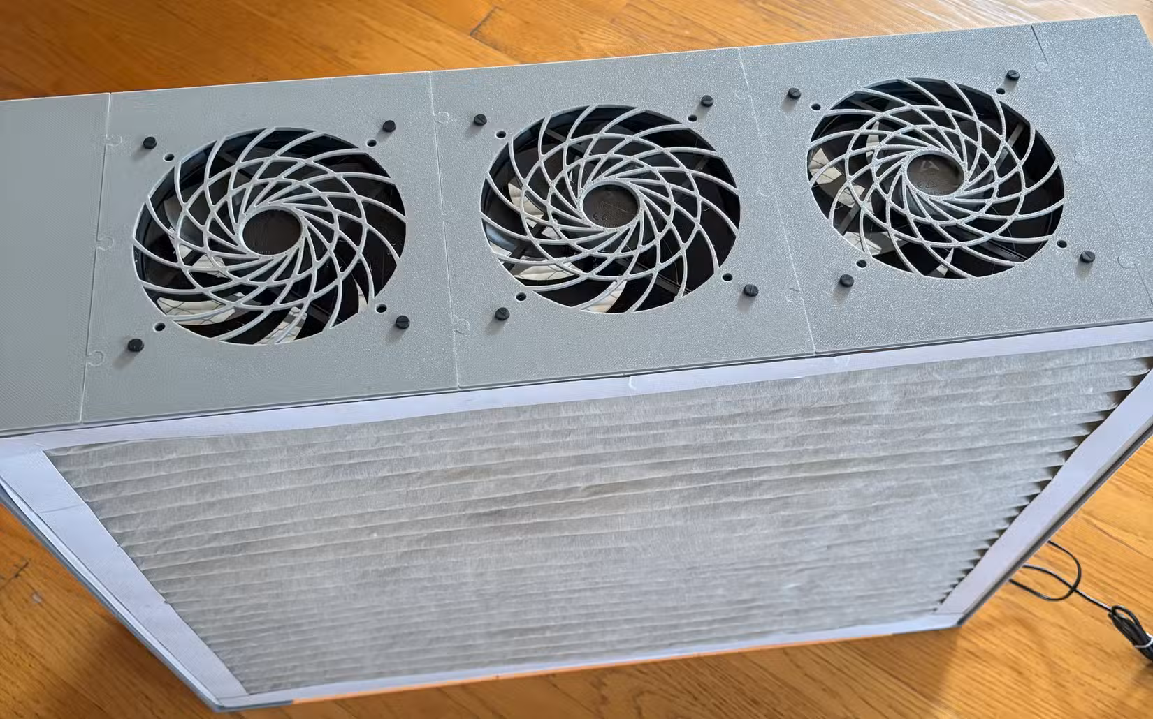 Corsi-Rosenthal air purifier by MakerWorld user nickdine.