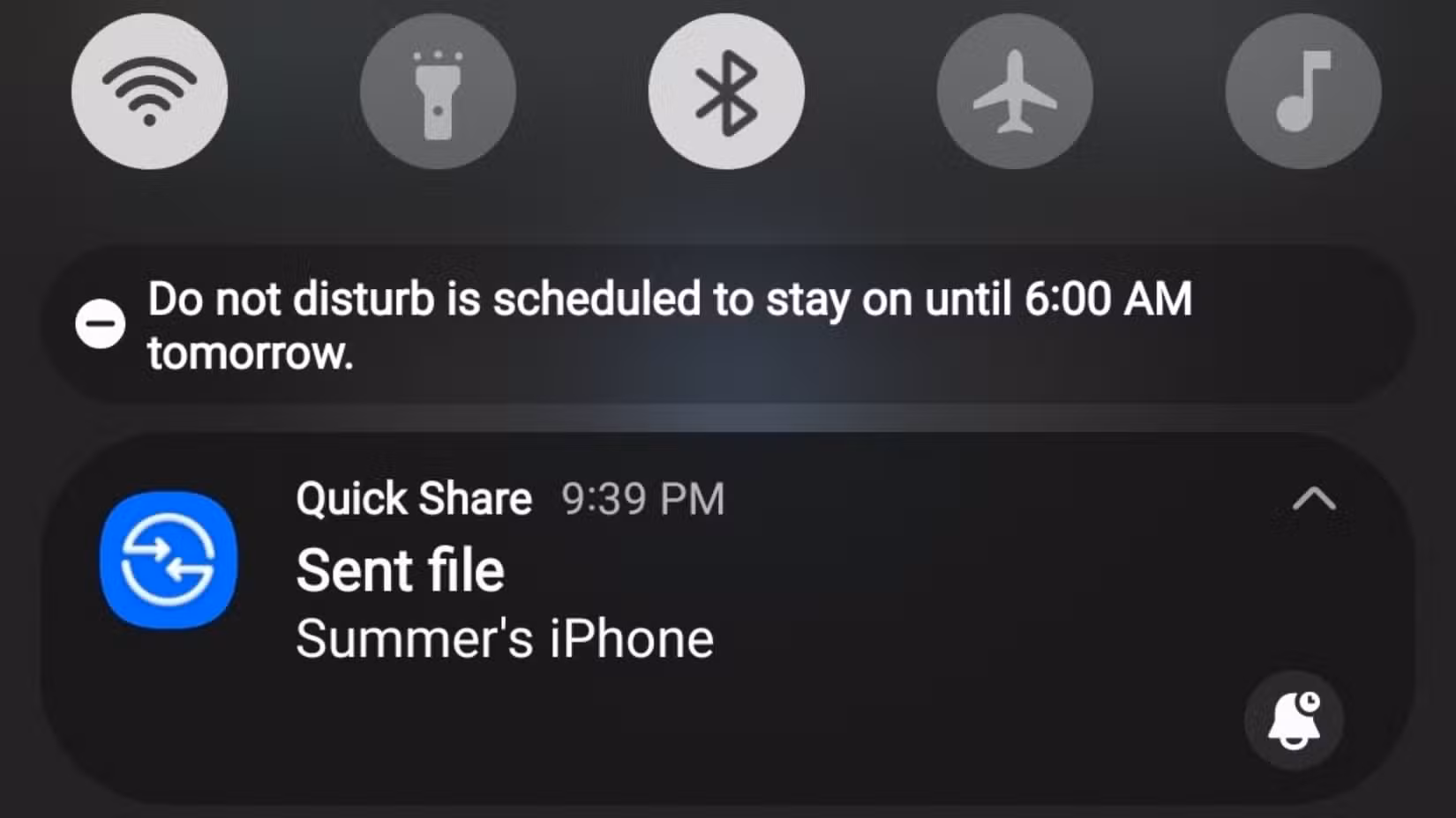 Quick Share Android AirDrop