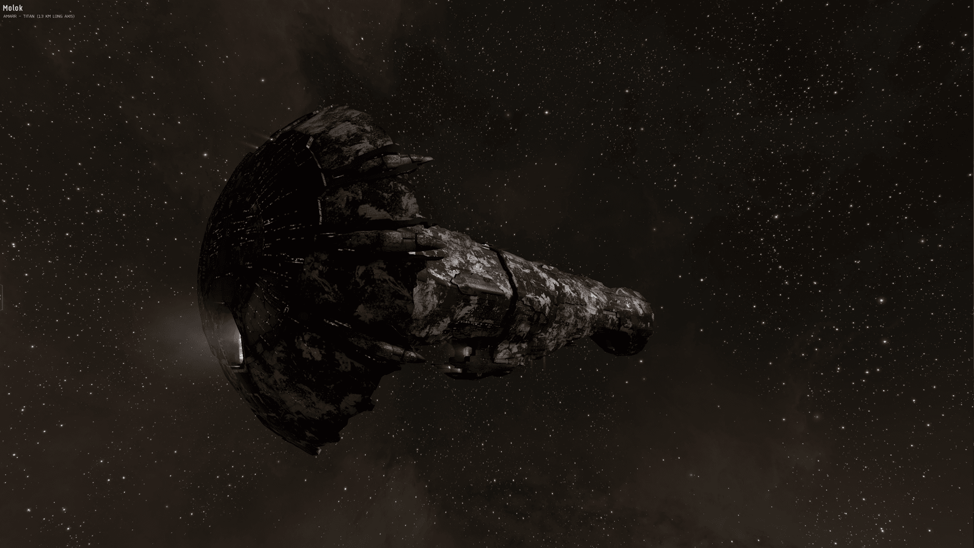 In-game preview image of EVE Online Molok capital ship.