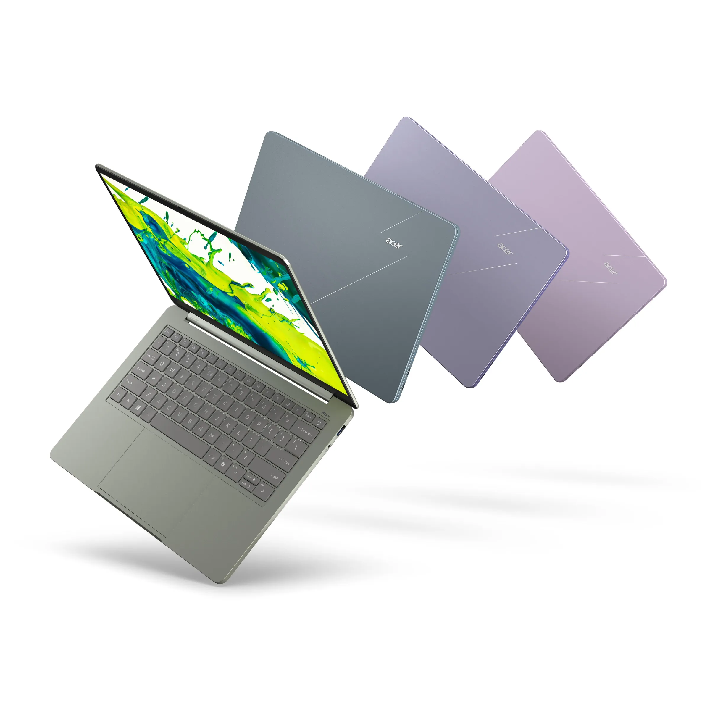 <em>The four colors of the Acer Swift Air 14.</em>