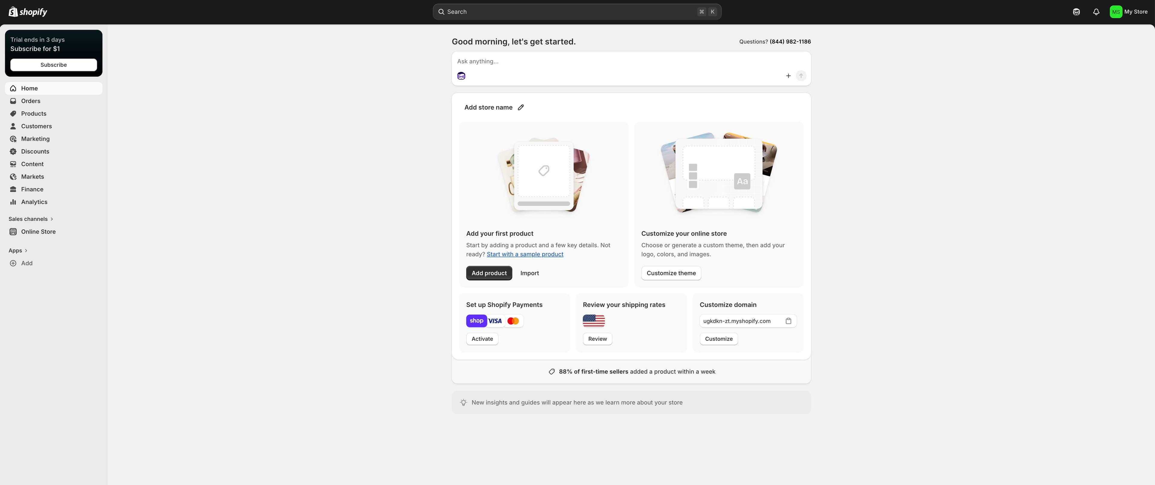 Shopify Payments, our pick for the best Stripe alternative for eCommerce stores.