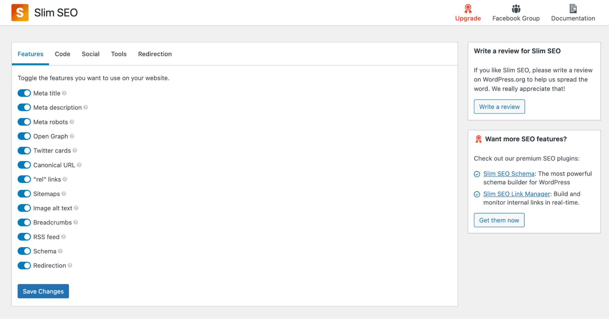 Slim SEO, our pick for the best WordPress SEO plugin for beginners