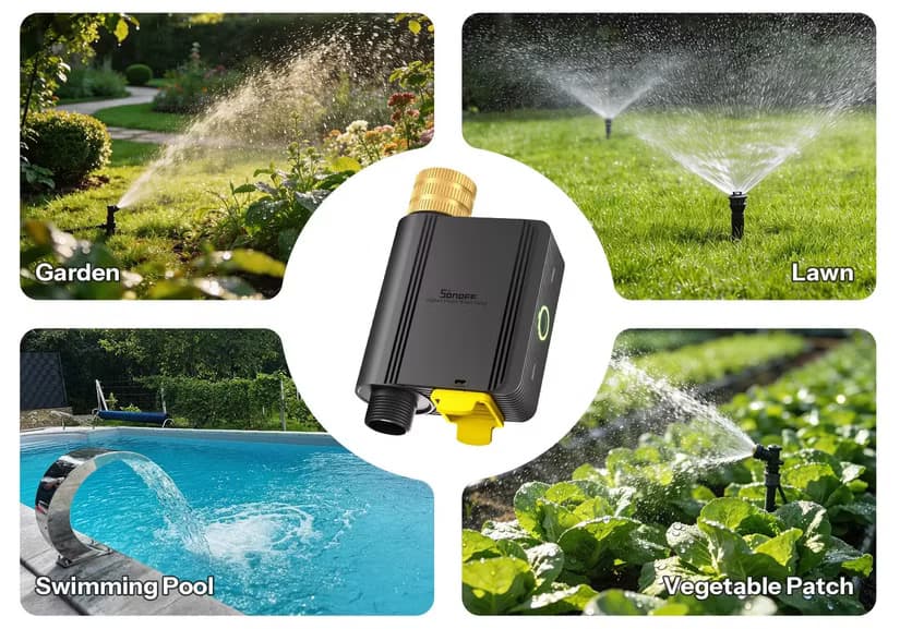 Sonoff Hydro One Lite smart watering irrigation valve.
