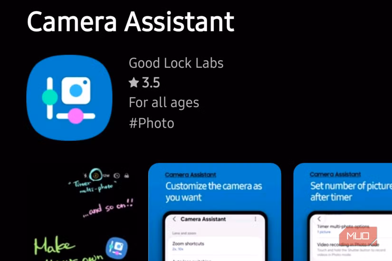 Camera Assistant on mobile