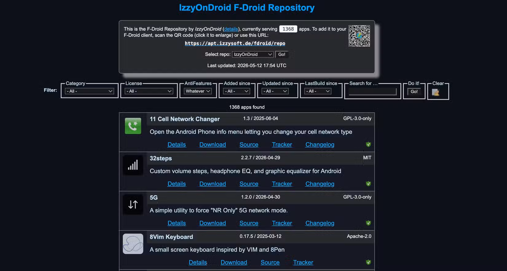 IzzyOnDroid repo.