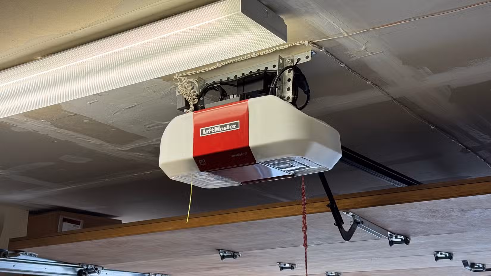 A Liftmaster MyQ Garage door opener.