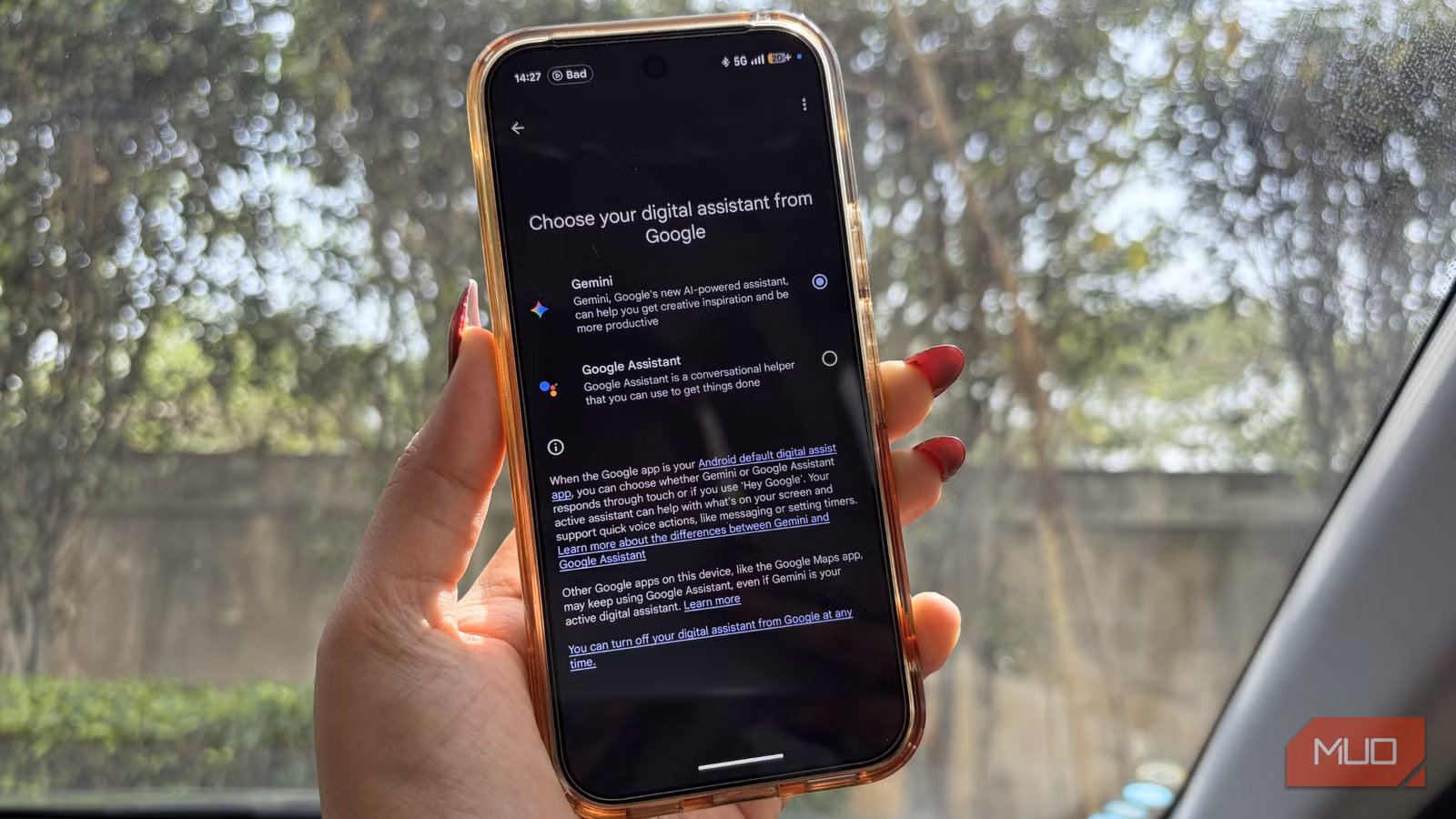 Gemini selected as digital assistant from Google