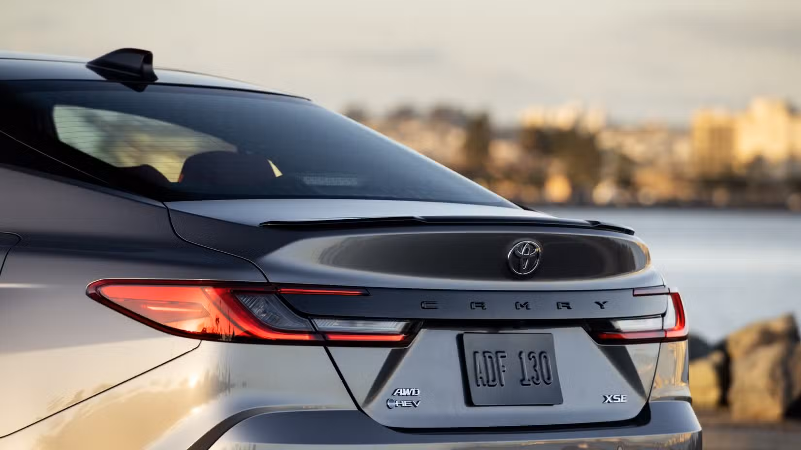 Close up of the trunk on a 2025 Toyota Camry