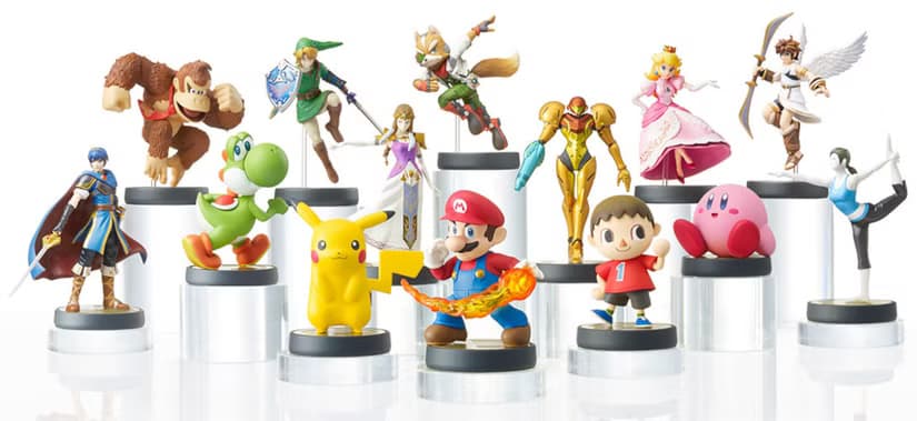 A collection of Amiibo.
