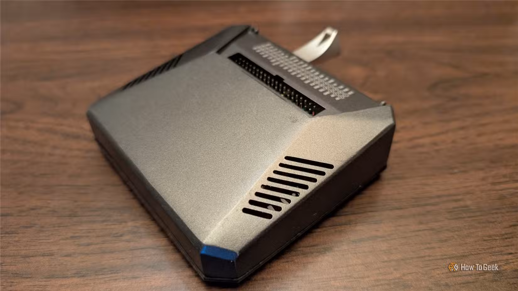 A Raspberry Pi 4 music server.