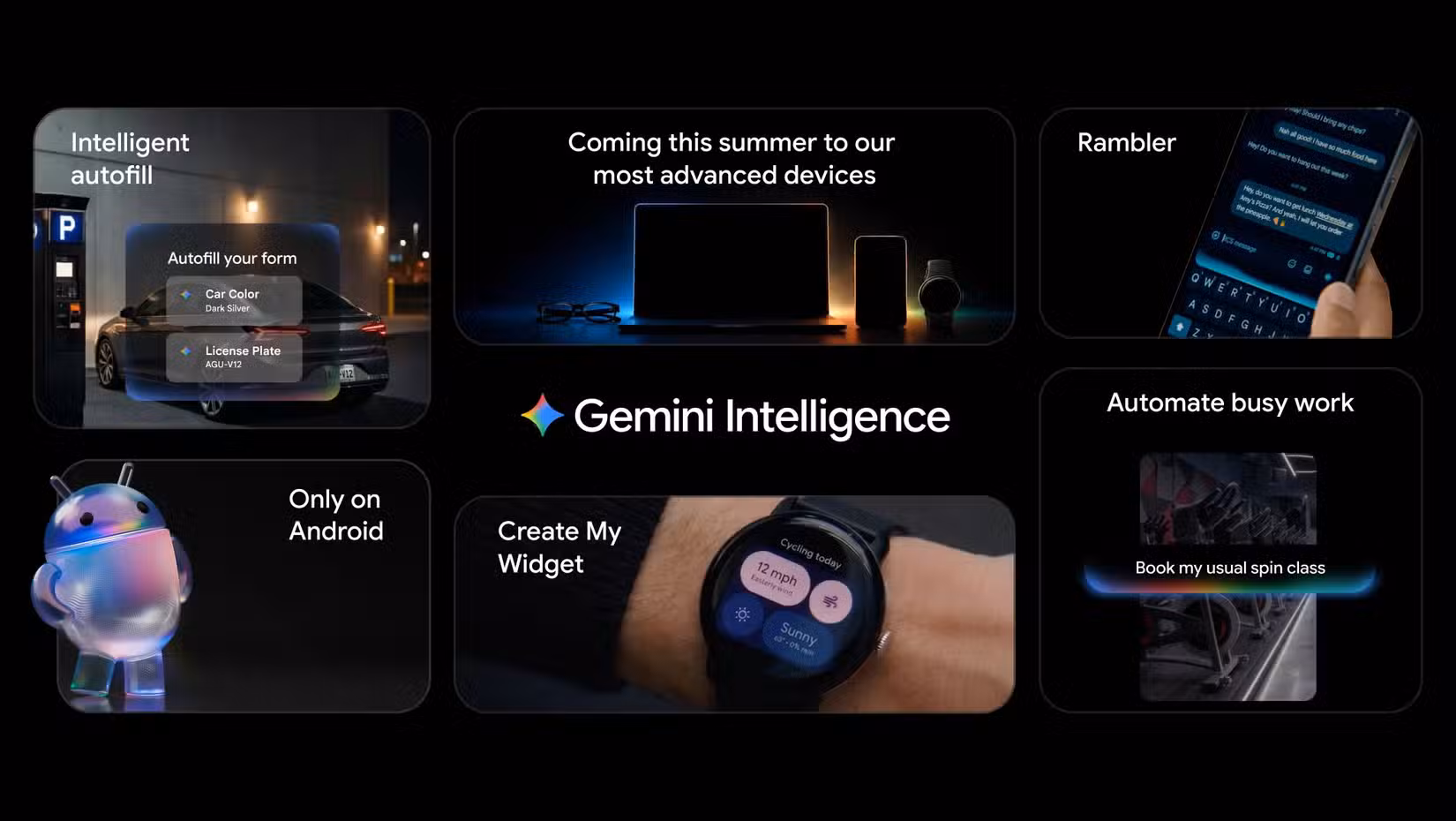 Android Gemini Intelligence features overview
